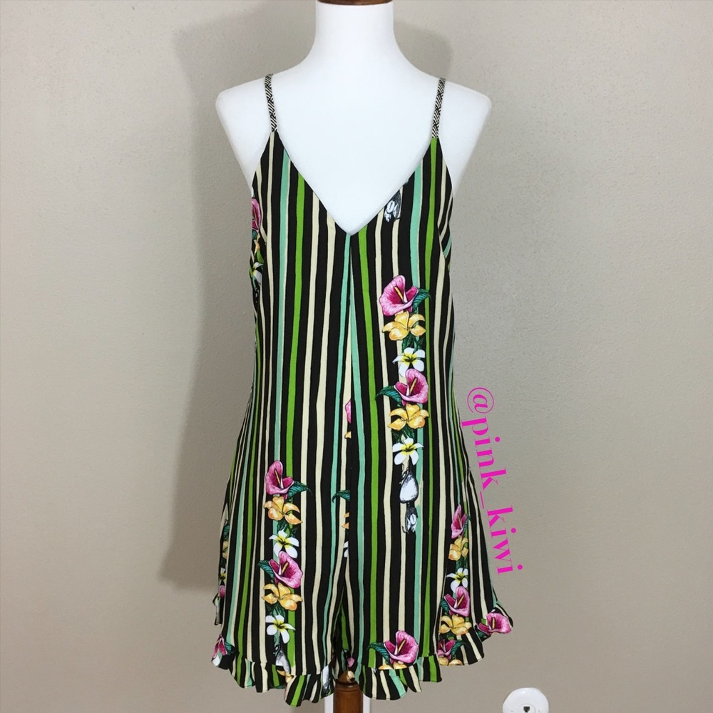Oh, Boy! Macaquinho Alca Stripe Romper